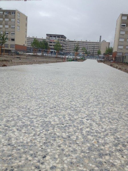 béton bouchardé