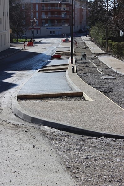 Bordures béton
