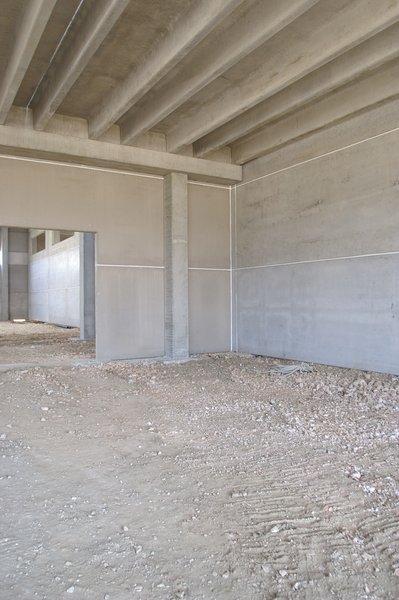 mur en béton